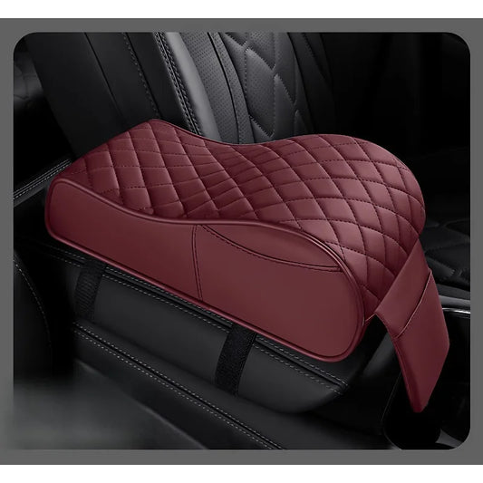 Universal Memory Foam Armrest Cushion for Car - Heightened Armrest Pad Cover, Universal Fit for Central Console Interior