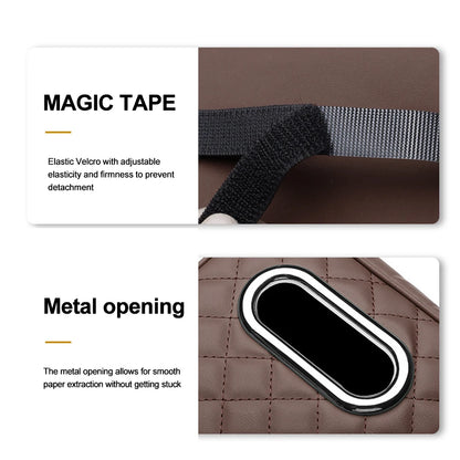 Car Armrest Pad Universal Center Console Elbow Rest Support with Tissue Storage Auto Arm Rest Mat Protection Cushion