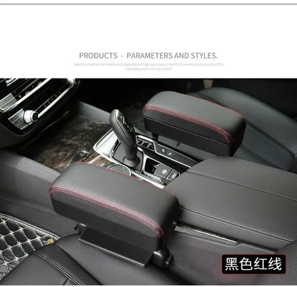 Universal Car Armrest Box Elbow Support Adjustable Car Center Console Arm Rest Car Styling Auto Seat Gap Organizer Arm Rest