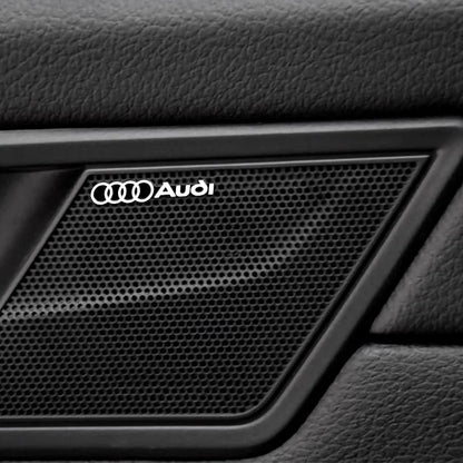 car audio decorate 3D Aluminum Badge Emblem Sticker For Audi Sline A4 A3 A5 A6 A1 A7 A8 Q2 Q3 Q5 Q7 Q8 TT Accessorie Car Styling