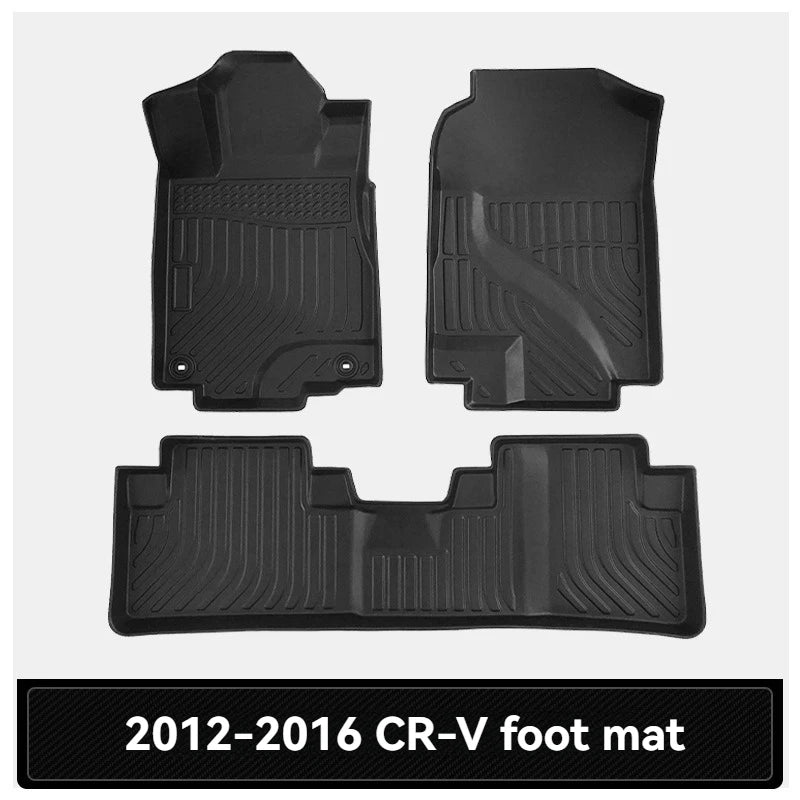 Suitable For Honda Cr-v Special Car Floor Mats, Tpe Car Floor Mats With Dirt Resistance