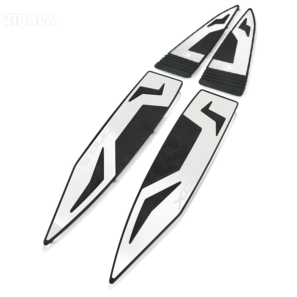 For KYMCO XCITING 400 S400 XCITINGS400 XCITING400 2019 Footrest Footpads Foot Pegs Pedals Plate Pads Motorcycle Accessories