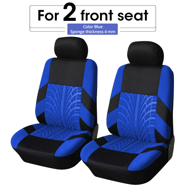 2Pieces Front Car Seat Cover Universal Auto Seat Protector