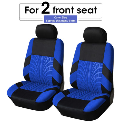 2Pieces Front Car Seat Cover Universal Auto Seat Protector