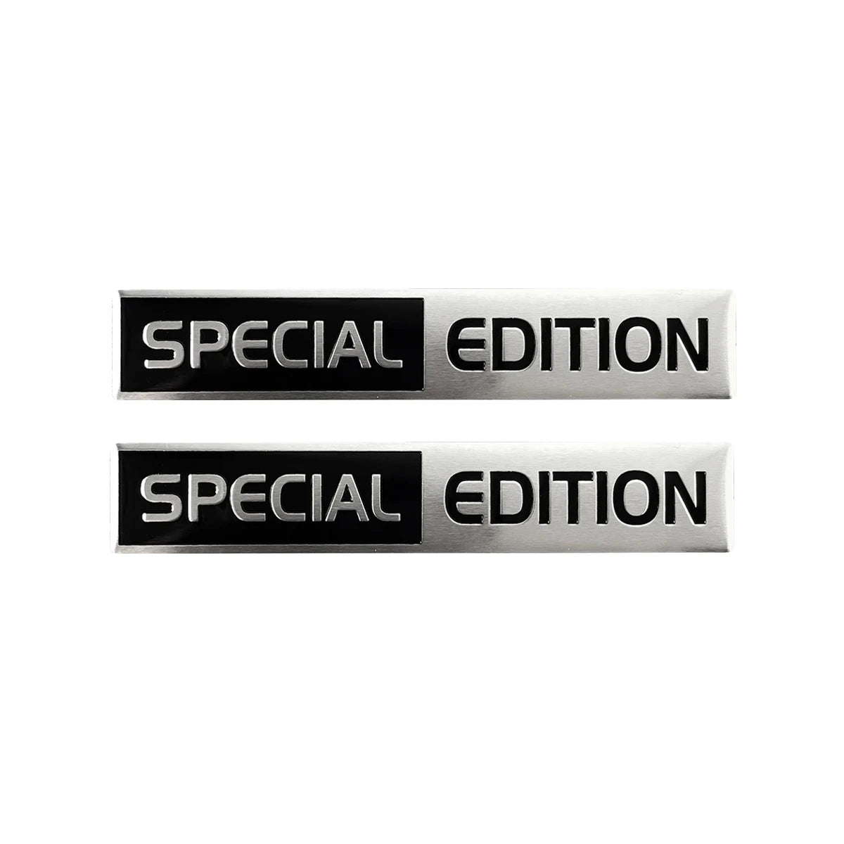 1 Pair 3D Aluminum Car Stickers Emblem Limited Edition Styling Badge Decals Auto Door Bumper Trunk Body Side Decor Accessories