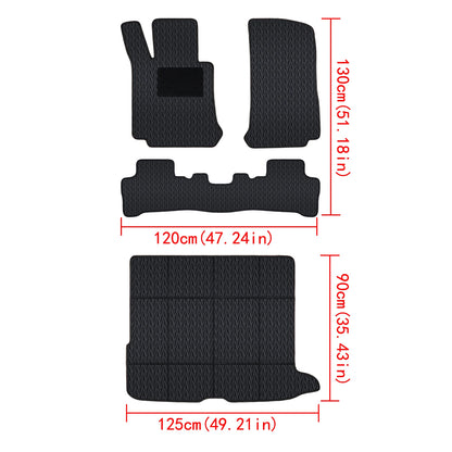 Custom Car Floor Mats for GLC 300 2016 2017 2018 2019 2020 2021 2022 2023 Waterproof Pad Car Mats Foot Covers Car Accessories