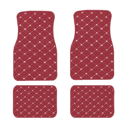 4pcs Car Floor Mats Universal Waterproof  Front Rear Full Set Auto Rugs Leather Car Carpet  Accessories Interior