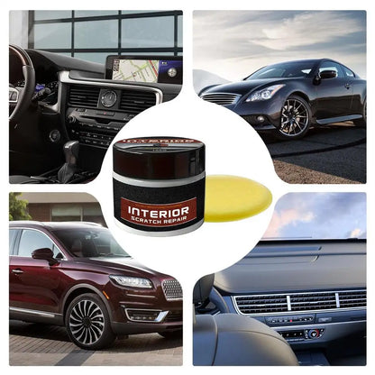 100g Car Scratch Remove Car Interior Restorer UV Protection Dashboard Scratch Repair Kit Vehicle Restorer Car Part Refurbish Wax