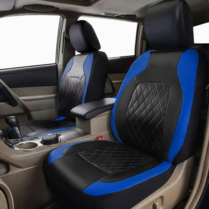 PU Leather Car Seat Cover - Universal, Waterproof, for Sedan, SUV, Pickup Truck, All Seasons
