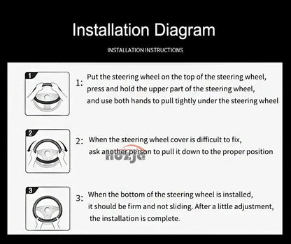 Leather car steering wheel cover suitable for Kia Sportage GT-Line RHD, K5 GT-Line RHD, EV6 RHD, EV9 RHD, Carnival RHD K4 RHD