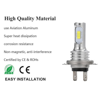 Kit Lâmpada LED H7/H4 4 Peças - Farol Alto/Baixo Branco 6000K, Amarelo 3000K, Azul Gelo 12000K