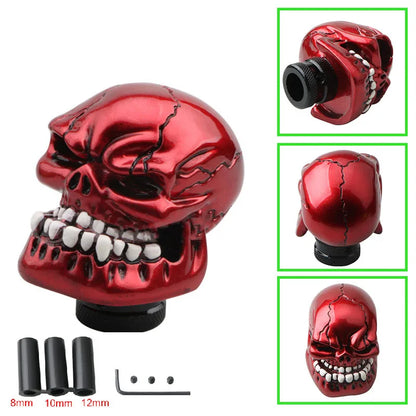 LED Lamp Shift Knob Skeleton Personalized Modification Sports Rod Gear Rod Universal Manual Head Rod Automotive Parts