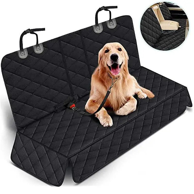 Waterproof Dog Car Seat Cover Universal Pet Protector Mat Non-Slip Back Seat Safety Carrier Durable Travel Accessory