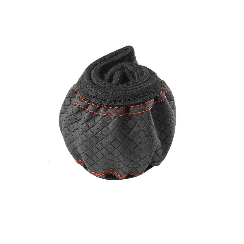 Steering Wheel Cover Breathable Leather Anti Slip PU Leather Steering Covers Universal 37-38cm Car Accessories