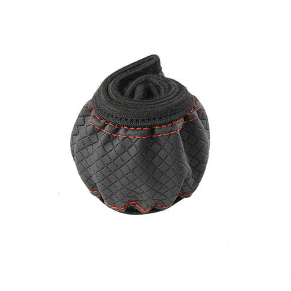 Steering Wheel Cover Breathable Leather Anti Slip PU Leather Steering Covers Universal 37-38cm Car Accessories