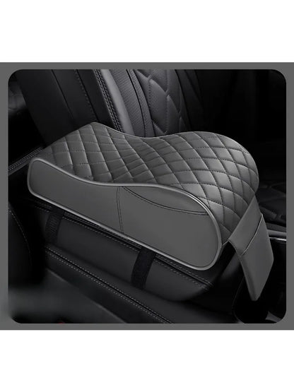 Universal Memory Foam Armrest Cushion for Car - Heightened Armrest Pad Cover, Universal Fit for Central Console Interior