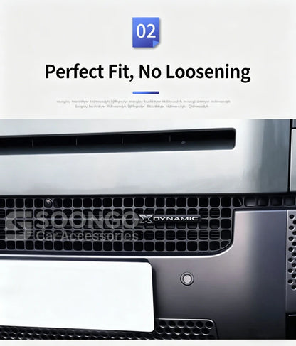 For Land Rover Defender 90 110 130 2020-2026 X-DYNAMIC Car Front Grille Emblem Side Badge Logo Decorative Strip Modified Sticker
