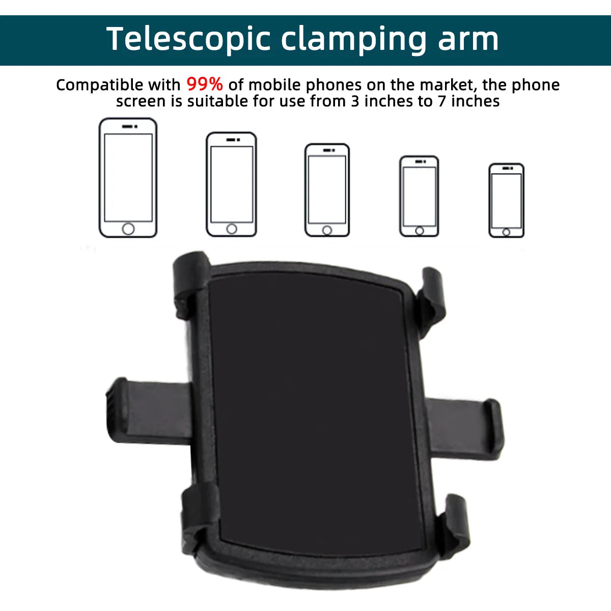 Instrument panel car phone holder ABS phone holder car phone holder 360 degree rotating accessories