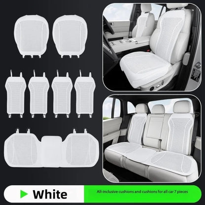 Breathable Leather Car Seat Cover Universal Front Seat Protection Cushion Luxury Car Interior Backrest Support Mat Accessories