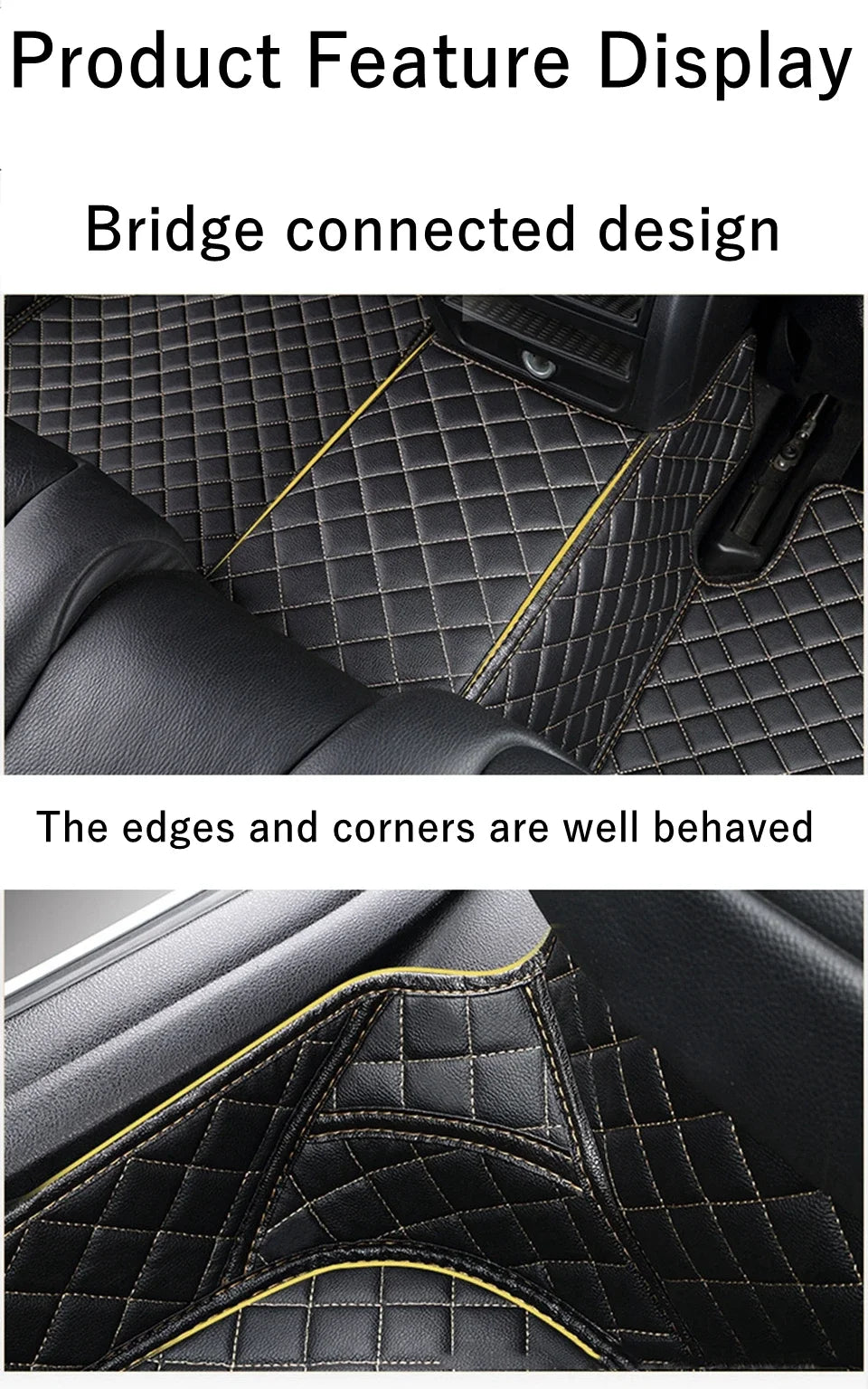 Custom Car Floor Mats For Jeep Renegade 2016 2017 2018 Anti-slip Wear Car Floor Mats Artificial Leather Interior Accessories