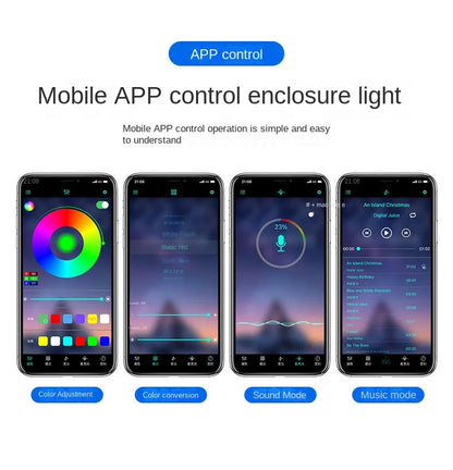 New Neon LED Car Interior Ambient Foot Strip Light Kit Accessories Backlight Remote App Music Control Auto RGB Decorative Lamps
