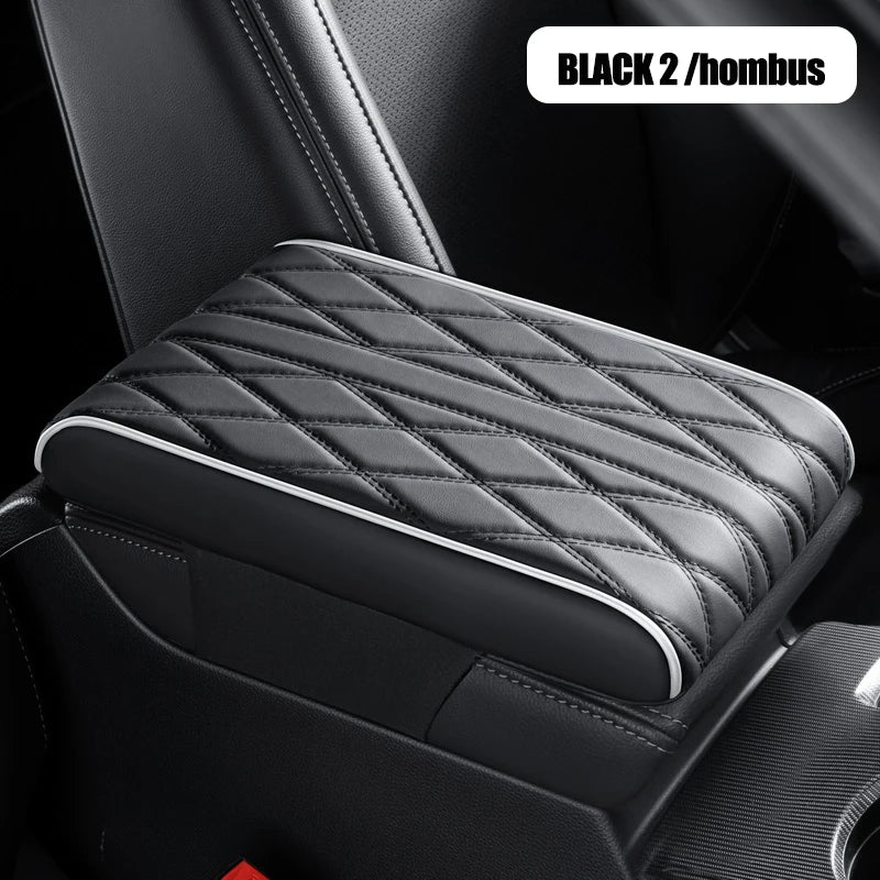 Car Strip Armrest Cushion Mat Auto Center Console Pad Memory Foam Armrest Box Hand Rest Pillow Universal Fit for Most Vehicles
