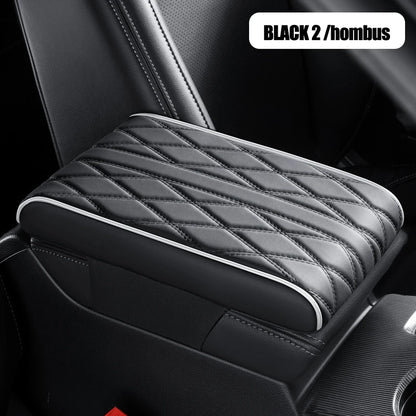 Car Strip Armrest Cushion Mat Auto Center Console Pad Memory Foam Armrest Box Hand Rest Pillow Universal Fit for Most Vehicles