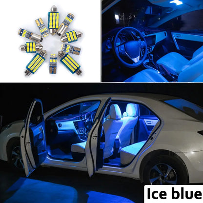 13Pcs LED Interior Dome Trunk Light Kit Canbus For Chevrolet Chevy Orlando 2011 2012 2013 2014 2015 2016 2017 Car Reading Bulbs