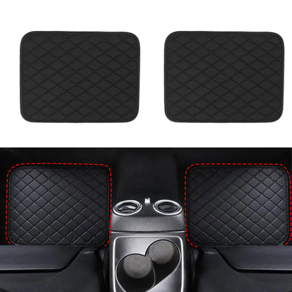 4pcs Automobile Rugs Leather Car Carpet Interior Accessories Car Floor Mats Universal Waterproof Front Rear Full Set