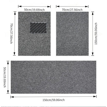 Car Floor Mats Car Foot Pads Universal Silk Loop Self-Cutting Single Main and Passenger Car Floor Mats Waterproof