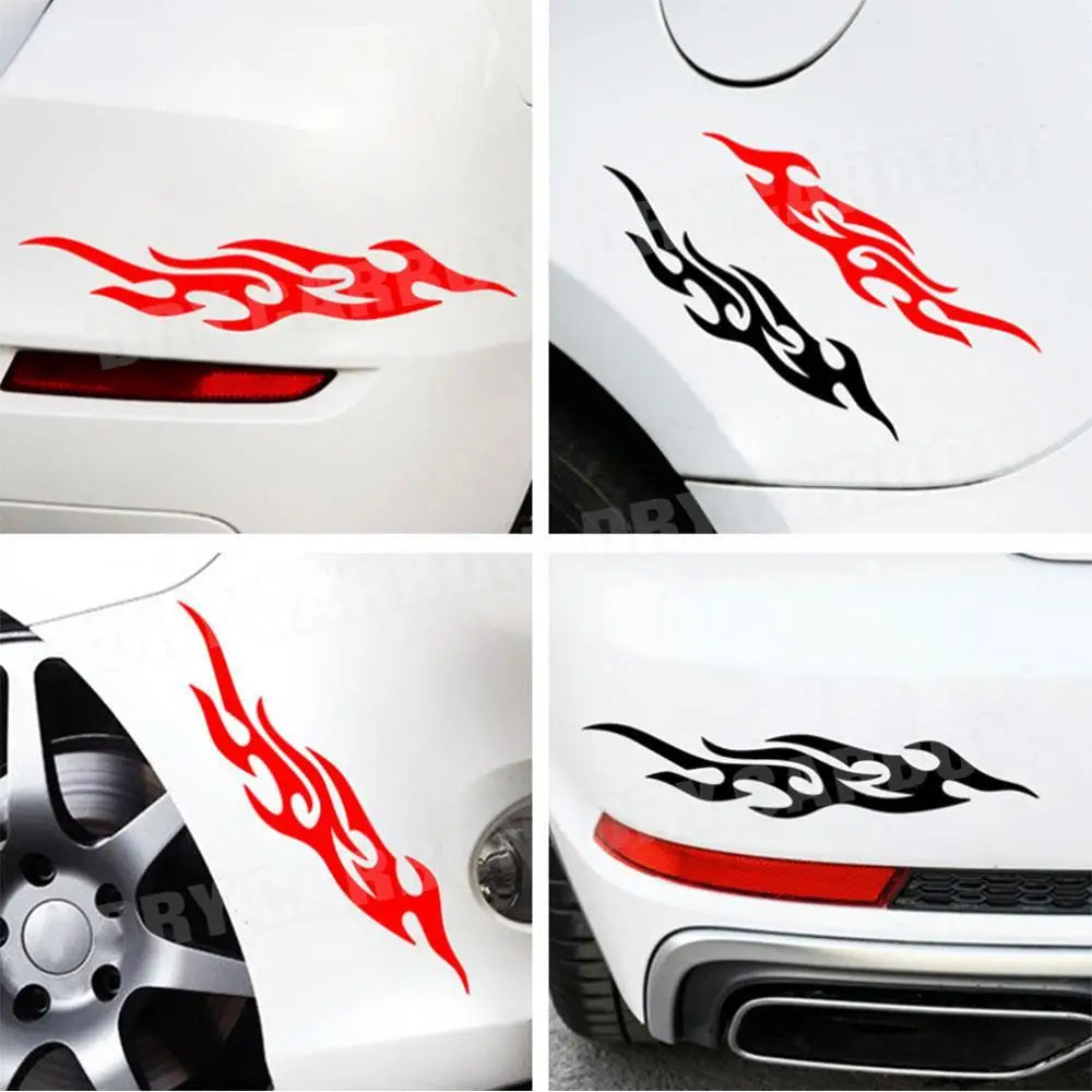 Car Sticker Personalized Garland Decoration Front Bumper Stickers Emblem Badge Decal Auto Automobile Bonnet Stickers 2Pcs/set