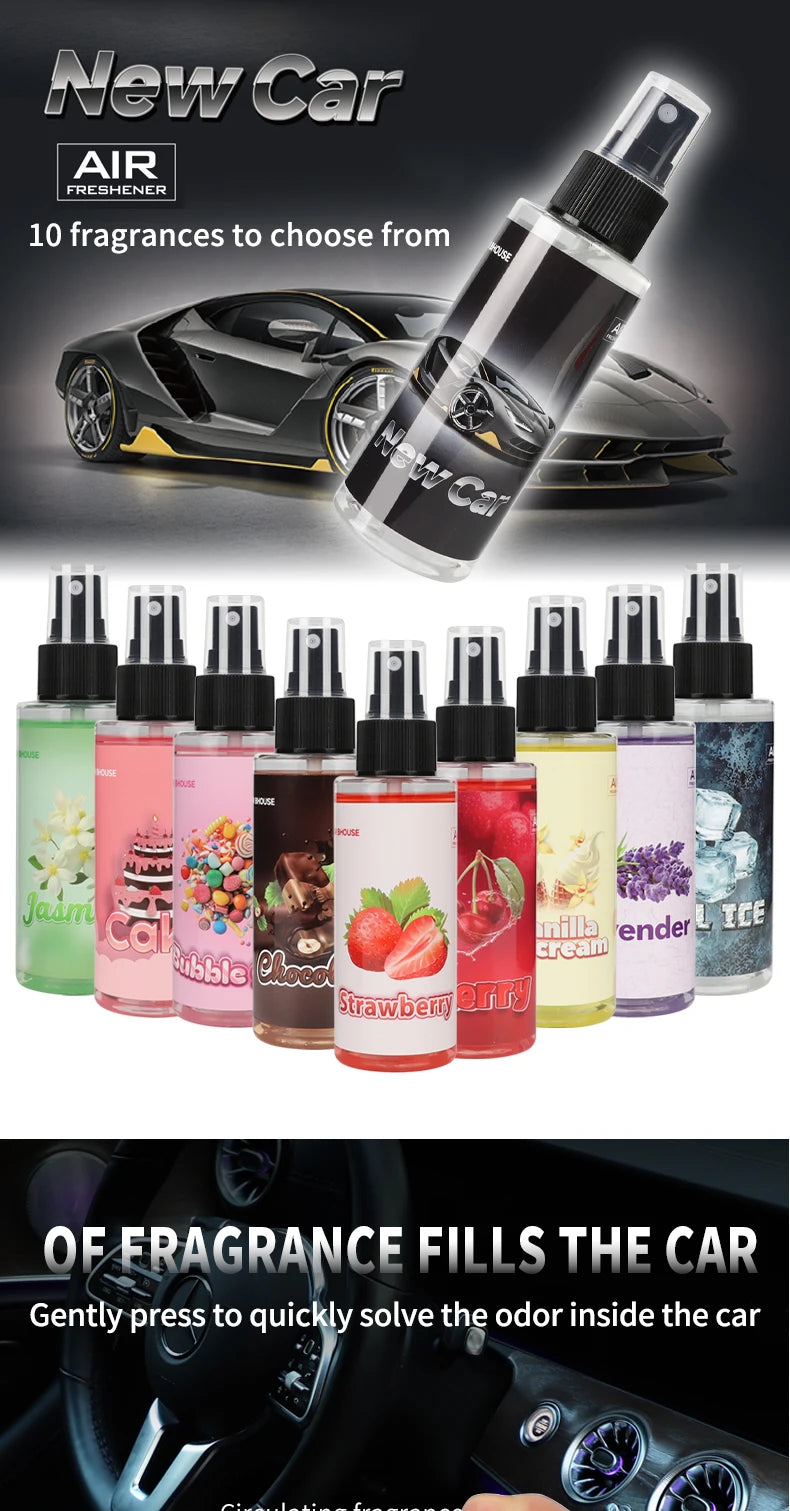 Aromatizante Automotivo Morango/Gelo
