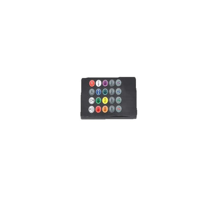 RGB LED Atmosphere Light Strip 48 LEDs 22.5cm 12V for Car Motorcycle ATV Remote Voice Control