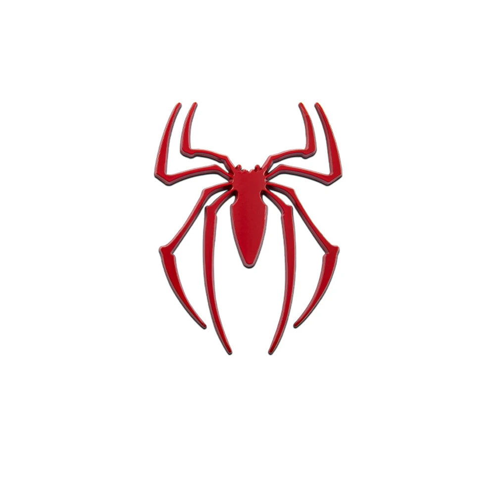 Universal 3D Metal Car Stickers Spider Car Logo Chrome Badge Auto Emblem Decal Car Styling Decoration Auto Exterior Accessories