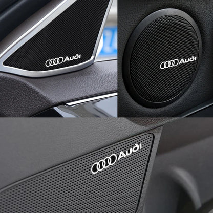 car audio decorate 3D Aluminum Badge Emblem Sticker For Audi Sline A4 A3 A5 A6 A1 A7 A8 Q2 Q3 Q5 Q7 Q8 TT Accessorie Car Styling