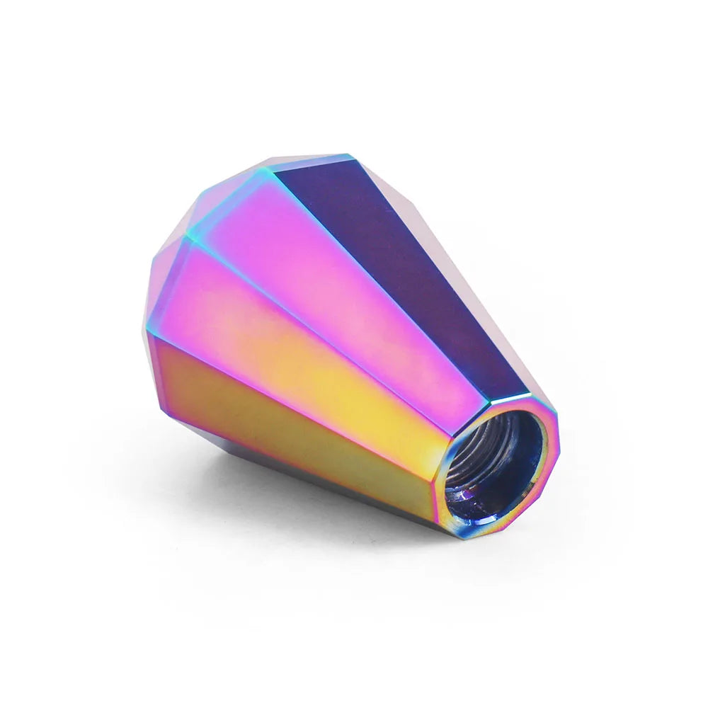 Universal Racing Diamond Shape Shift Knob Car Aluminum Manual Gear Stick Shift Knob Lever Shifter Racing Shift Knob