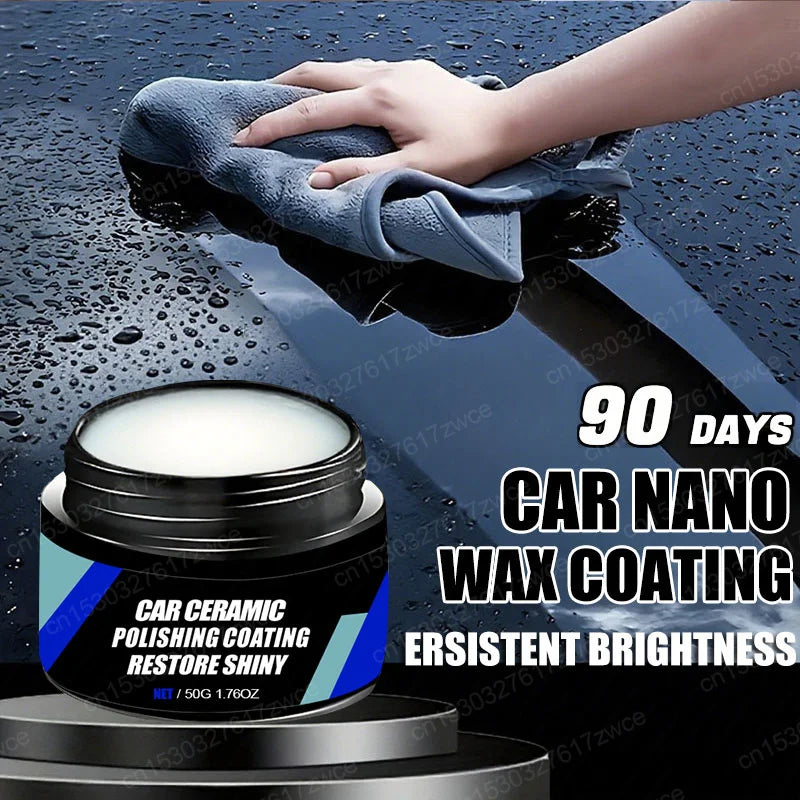 Cera Nano Cerâmica Automotiva - Camada Hidrofóbica Anti-Risco