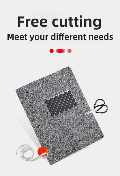 Car Floor Mats Car Foot Pads Universal Silk Loop Self-Cutting Single Main and Passenger Car Floor Mats Waterproof