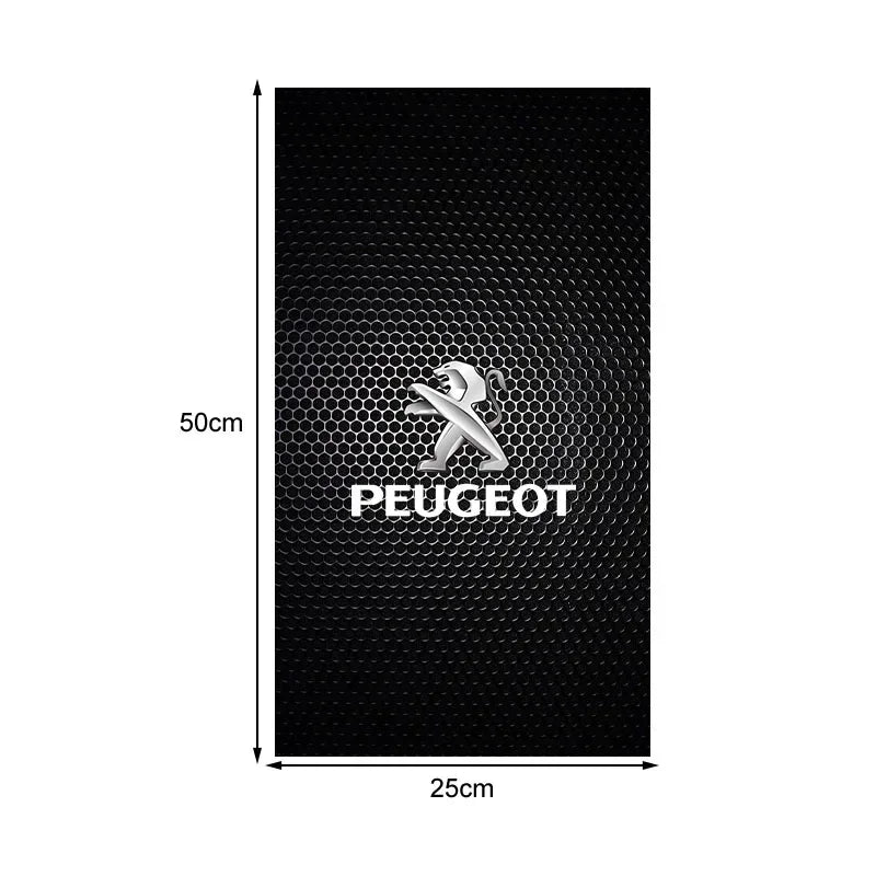 Car Emblem Center Pillar Sticker Auto Door Decorative Stickers For Peugeot 308 408 508 RCZ 208 3008 2008 206 207 307 Car Gadgets