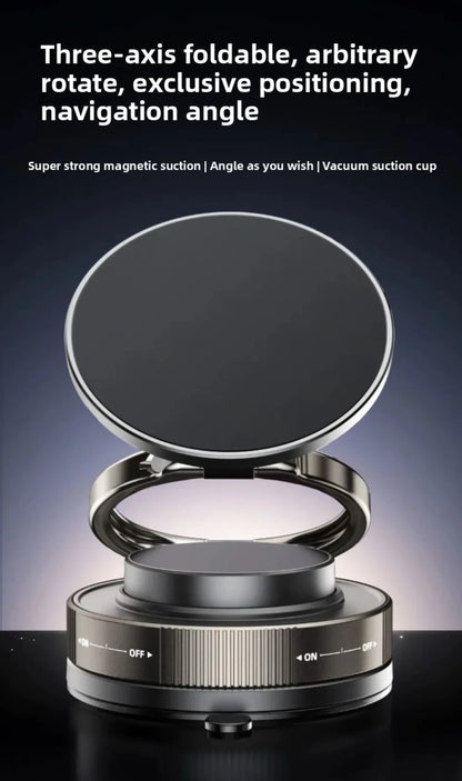 Magnetic Phone Holder for Car, 360° Rotatable, Foldable & Adjustable Magnetic Car Mount, , Compatible with iPhone & Other Phones