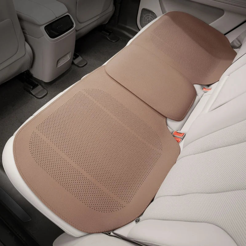 Breathable Leather Car Seat Cover Universal Front Seat Protection Cushion Luxury Car Interior Backrest Support Mat Accessories