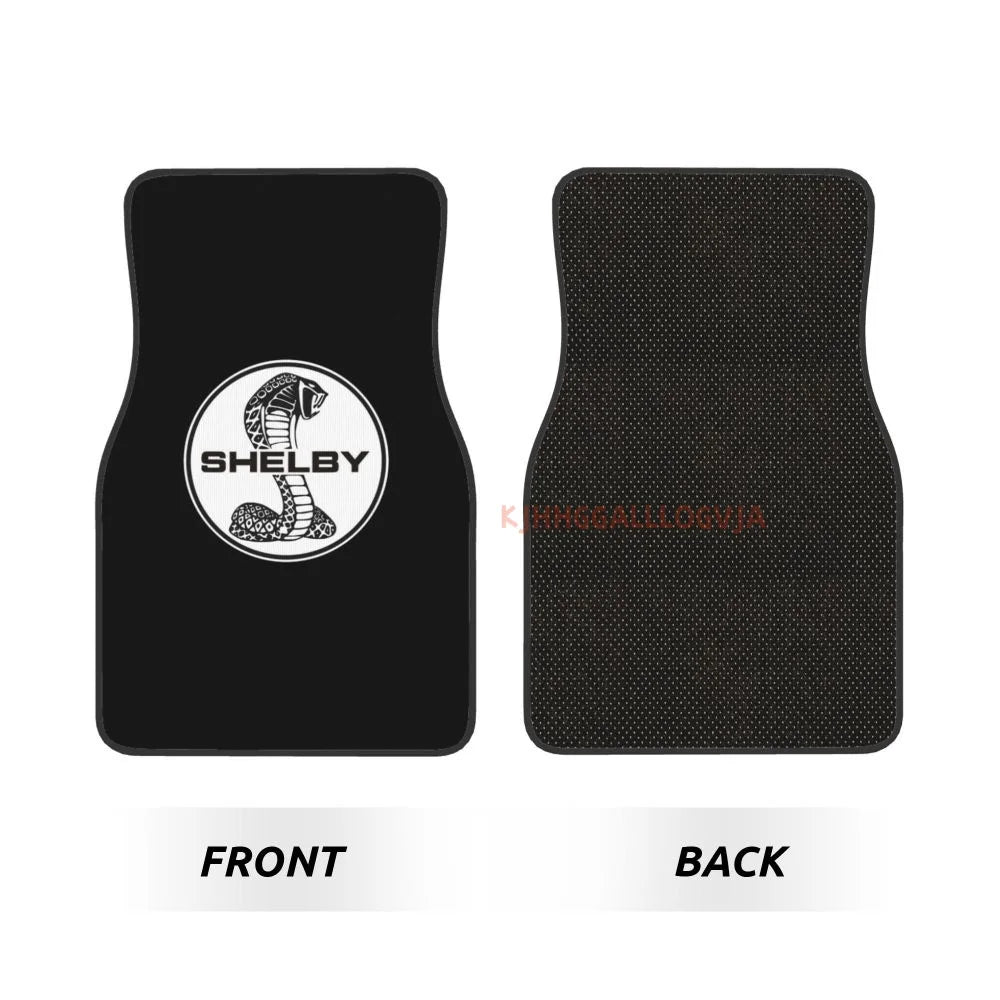 Shelby 4PCS Crystal Velvet Car Floor Mats Set of Four Anti Fouling Car Mats Carpet Anti Slip Car Floor Mats