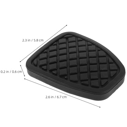 2pcs Car Clutch Pedal Pads Brake Rubber Covers Car Foot Pedals Non Slip Automotive Interior Parts Easy Install Vehicle