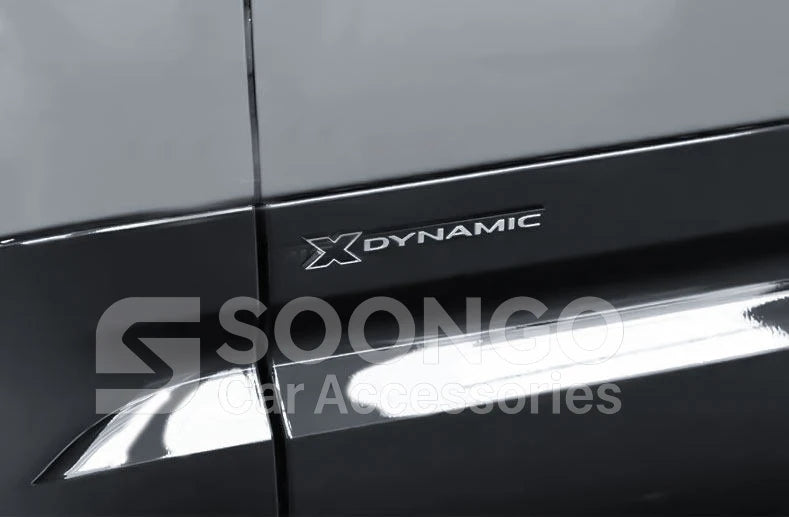 For Land Rover Defender 90 110 130 2020-2026 X-DYNAMIC Car Front Grille Emblem Side Badge Logo Decorative Strip Modified Sticker