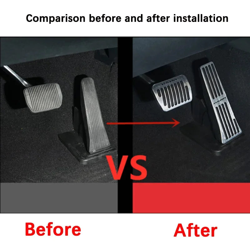 For Ford Explorer U625 Acessories 2022 2021 2023 2020 Car Pedals Stainless Steel Brake Non-slip No Drilling Restfoot Pedals Pads
