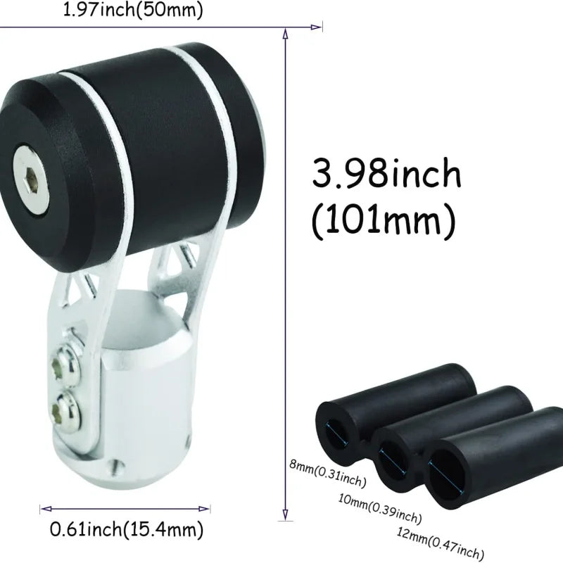 Shift Knob T-Shaped Car Gear Shifter Knob Aluminum Shift Stick Lever Knob for Most Manual Automatic Vehicles