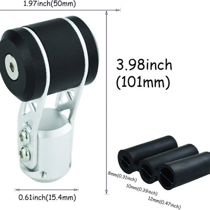 Shift Knob T-Shaped Car Gear Shifter Knob Aluminum Shift Stick Lever Knob for Most Manual Automatic Vehicles