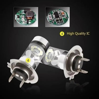 Kit Conversão LED H7/H4/H11/H1/H3/H8 100W 6000K - Alto/Baixo Facho