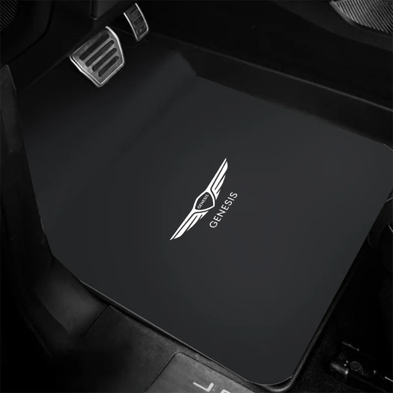 Car Floor Mat Front & Rear Automotive Carpet Floor Mats Universal For Genesis G80 GV70 GV80 GV60 G70 Essentia Neolun G90 GV90﻿﻿