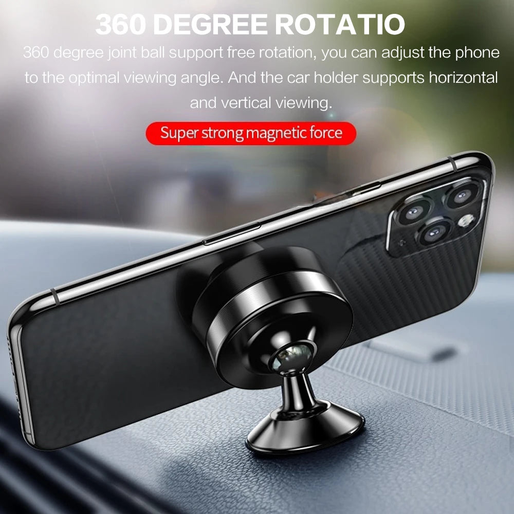Car Phone Holder Magnetic Phone Mount Holder Mobile Phone Support GPS Magnet Holder Stand Air Vent Car Phone Holder